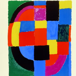 Sonia Terk Delaunay ( 1885 – 1979 ) – hand-signed color silk-screen - 1970