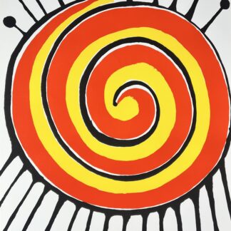 Alexander Calder (1898 – 1976) – Spirale millepiedi – Color lithograph on paper – 1972