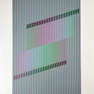 Carlos Cruz-Diez ( 1923 – 2019 ) – hand-signed Serigraphy on Arches paper – 1994 - 100 x 70 cm