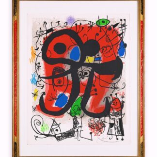 Joan Miró ( 1893 – 1983 ) – hand-signed Lithograph on Arches paper – 1971