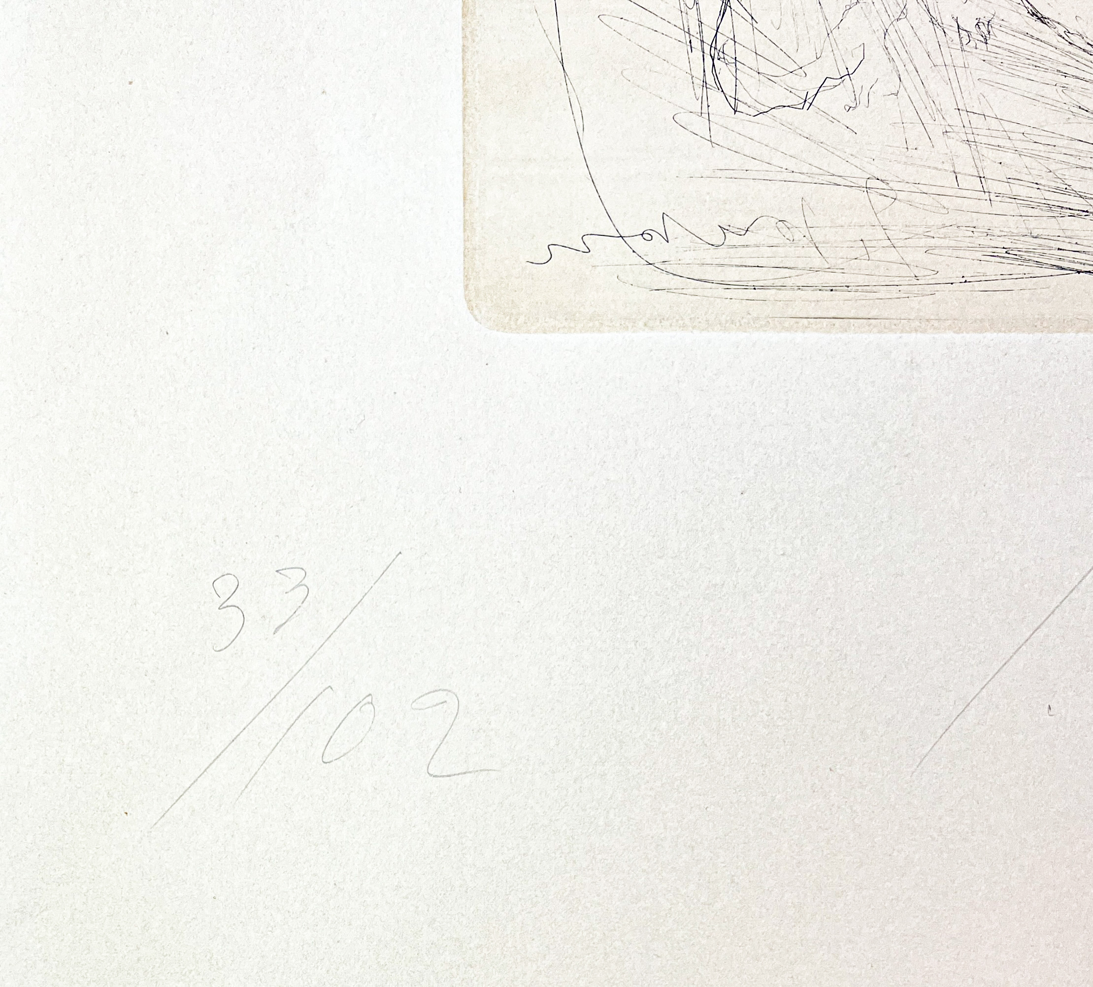 Lucio Fontana (1899-1968) - Nudo – Etching on paper – 1964 - Image 3