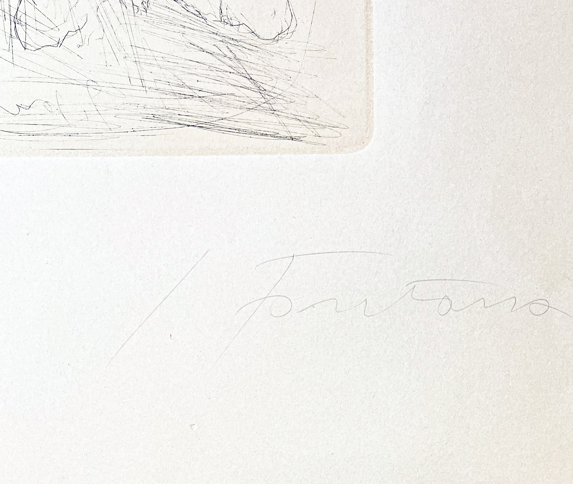 Lucio Fontana (1899-1968) - Nudo – Etching on paper – 1964 - Image 4