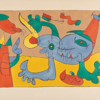 Joan miro (1893-1983) - Ubu Rey (Ubu Roi) - Color lithograph on Arches paper - 1966