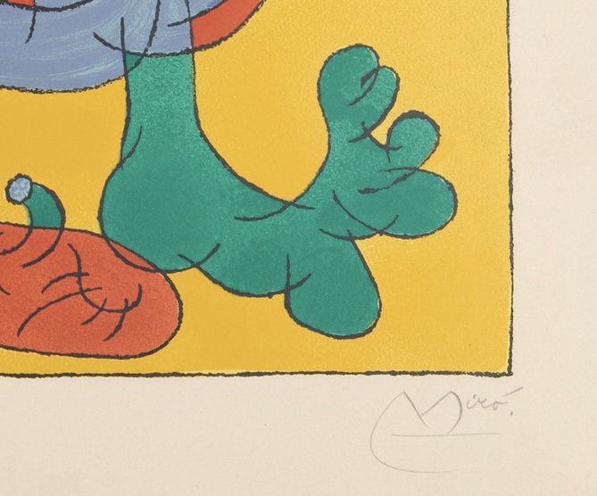 Joan miro (1893-1983) - Ubu Rey (Ubu Roi) - Color lithograph on Arches paper - 1966 - Image 4