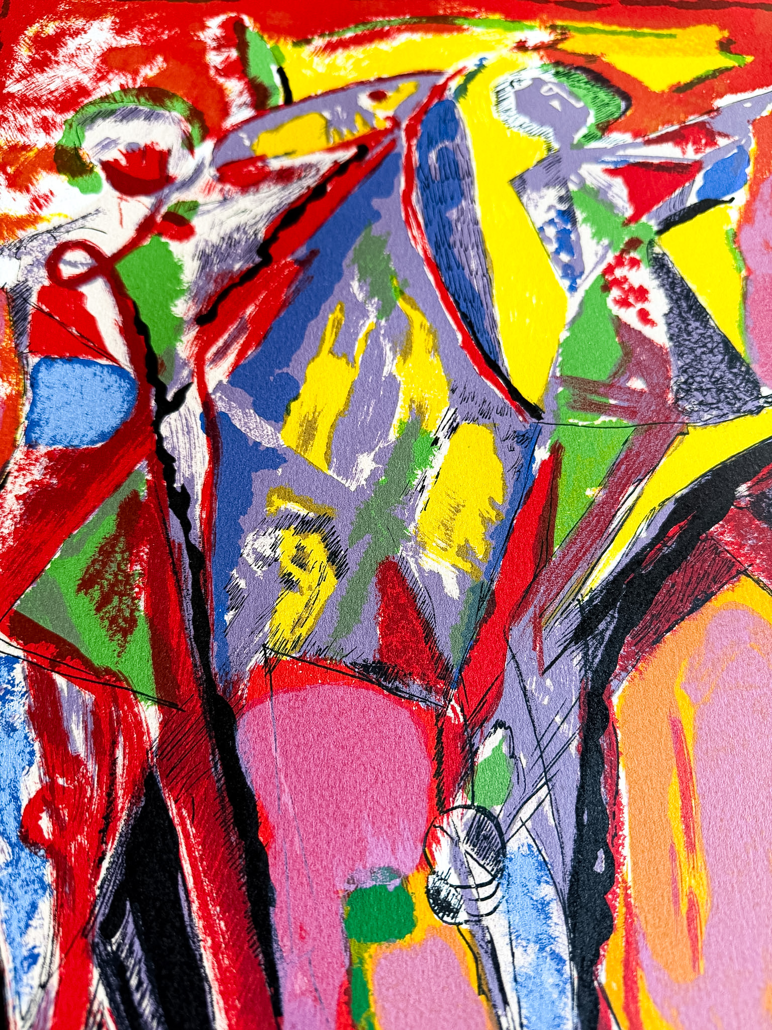 Marino Marini (1901-1980) - IMMAGINAZIONE DI COLORE - Color lithograph on Arches paper - 1979 - Image 7