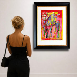 Marino Marini (1901-1980) - IMMAGINAZIONE DI COLORE - Color lithograph on Arches paper - 1979