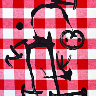 Joan Miró (1893-1983) - El analfabeto de los cuadros rojos - Color lithograph on canvas - 1969