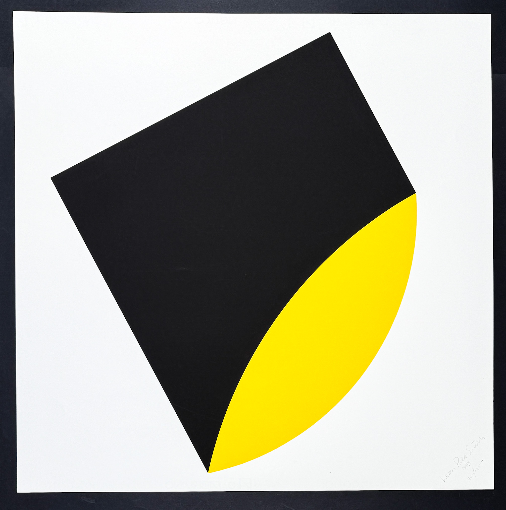 Leon Polk Smith (1906-1996) - Untitled - Serigraphy on Fabriano paper - 1983