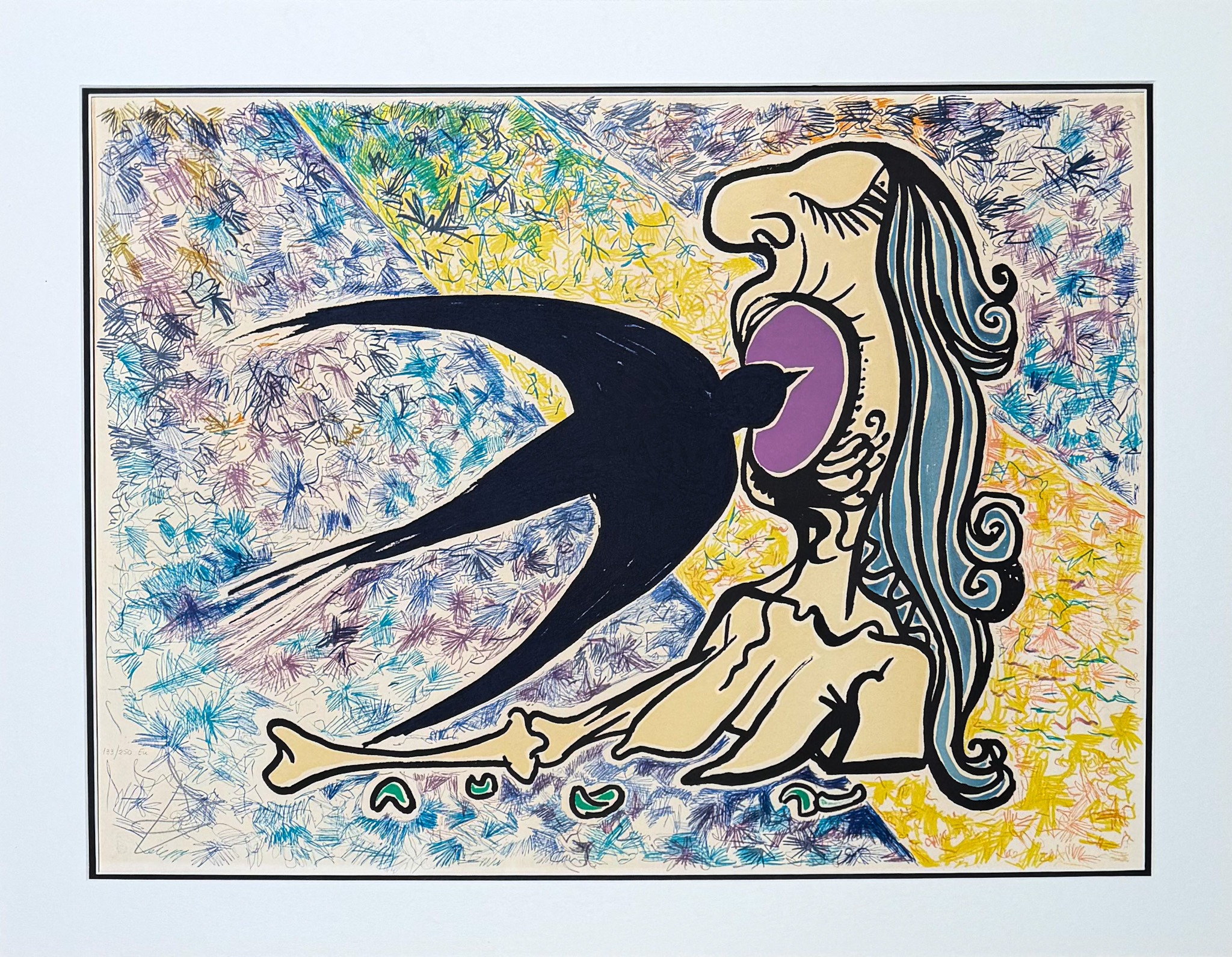 Salvador Dalì - Civiltà Sconfitta(Civilization Defeated) - 1973 - Coloured lithograph on Arches paper. - Image 2