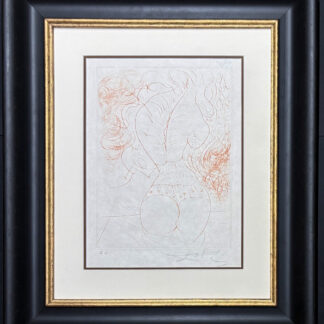 Salvador Dalí (1904–1989) - Le torse -  drypoint etching on Japanese paper - 1969