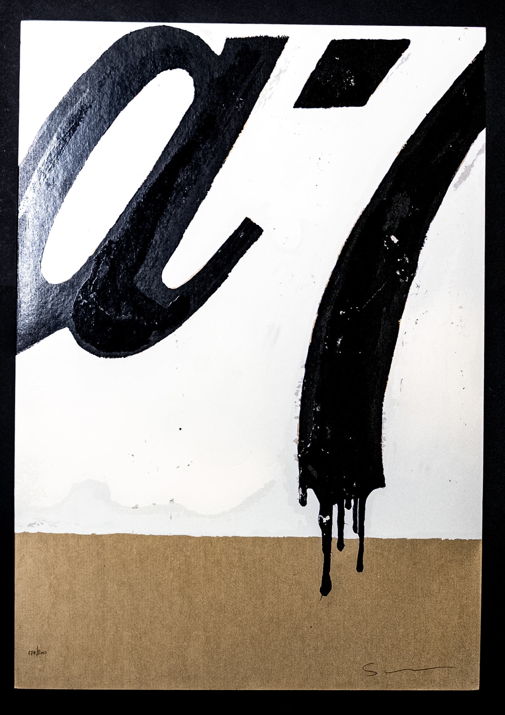 Mario Schifano (1934–1998) - Coca Cola - Materic color screen printing with enamels on kraft paper - 1983 - Image 2