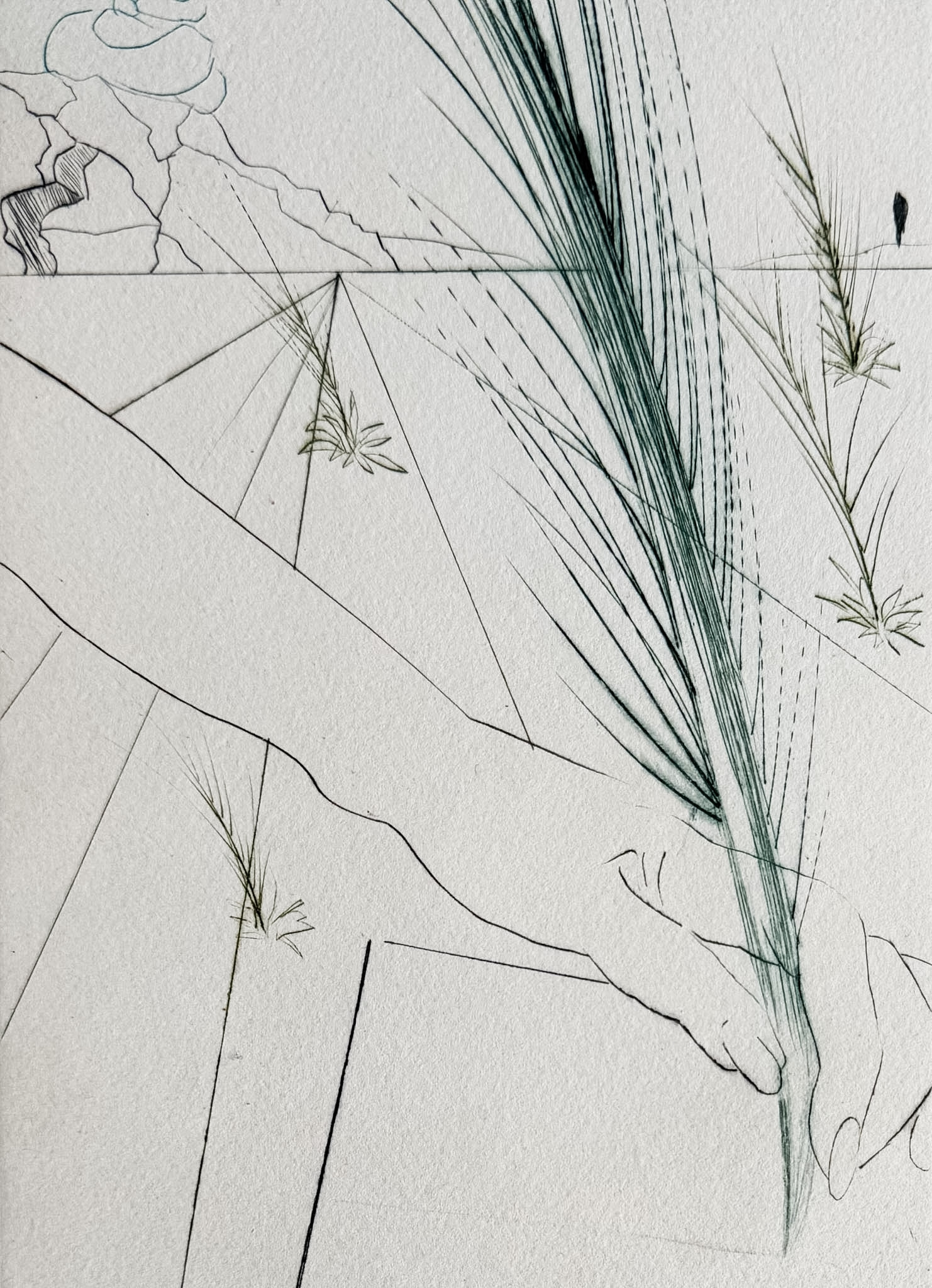 Salvador Dalí (1904–1989) - Love's Labour's Lost - Drypoint etching on Rives paper - 1970 - Image 3