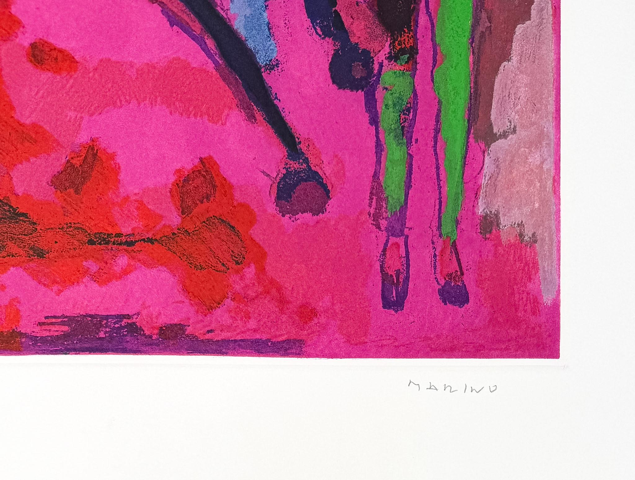 Marino Marini (1901–1980) - MARINO FROM SHAKESPEARE II - Color drypoint etching and aquatint on paper - 1978 - Image 5