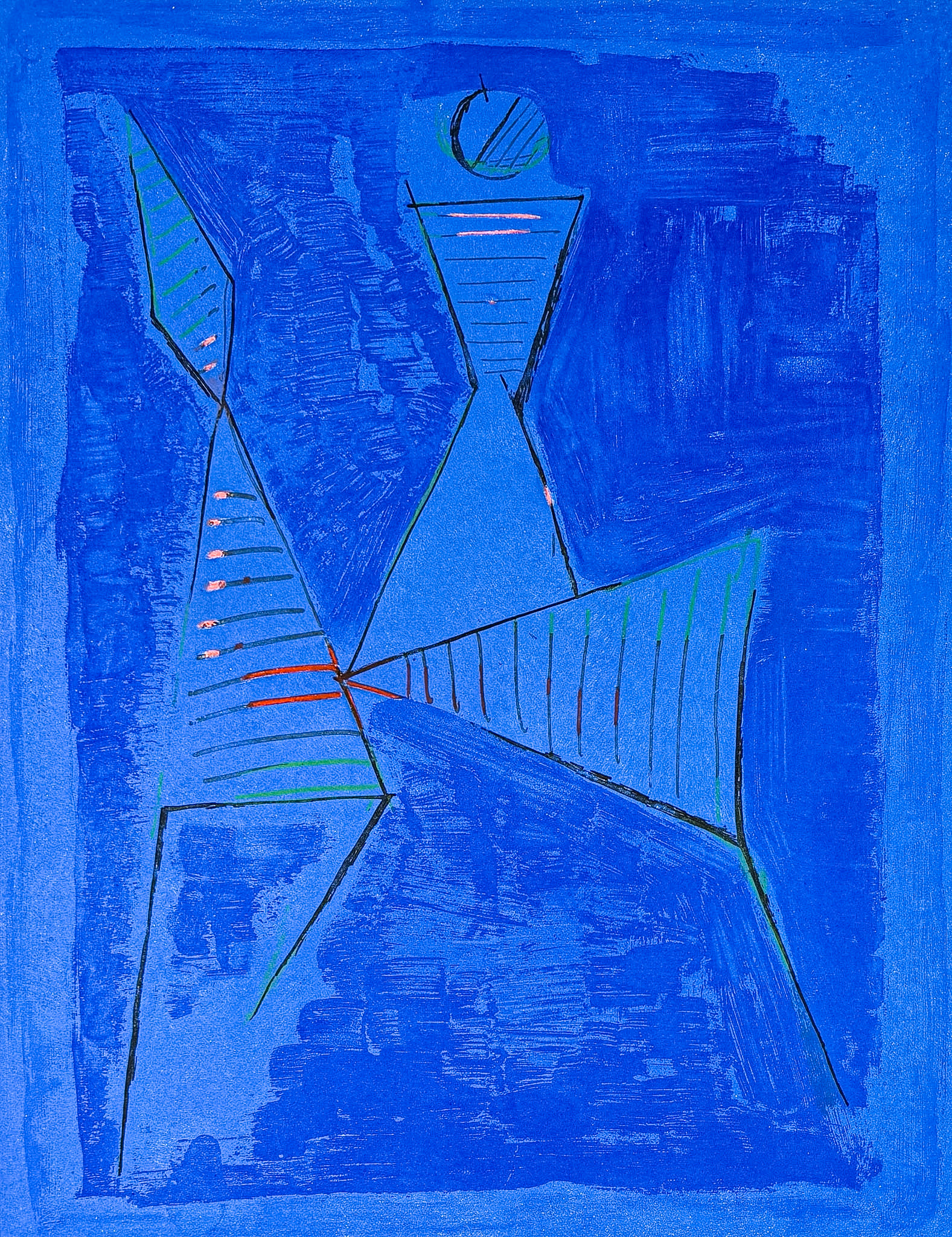 Marino Marini (1901–1980) - MARINO FROM GOETHE - Color drypoint etching and aquatint on Arches paper - 1979