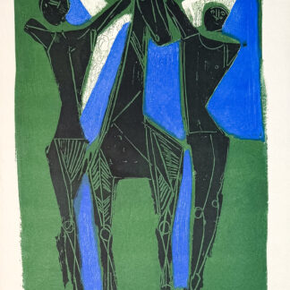 Marino Marini (1901–1980) - MARINO FROM GOETHE - Color drypoint etching and aquatint on Arches paper - 1979