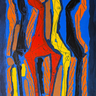 Marino Marini (1901–1980) - MARINO FROM GOETHE - Color drypoint etching and aquatint on Arches paper - 1979