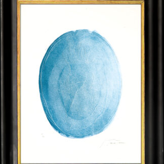 Lucio Fontana (1899–1968) - Nudo azzurro - Color etching and aquatint with gaufrage on paper - 1967