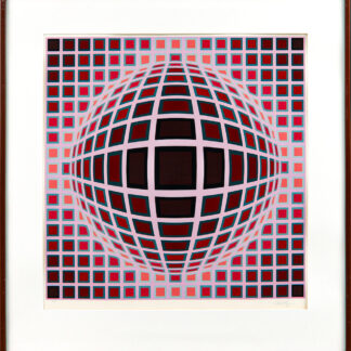 Victor Vasarely (1906-1997) - Louisiana I - Color screen print on paper - 1983