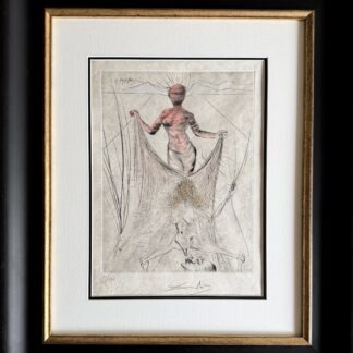 Salvador Dalí (1904–1989) - Femme tenant le voile - Drypoint etching on Japanese paper - 1969