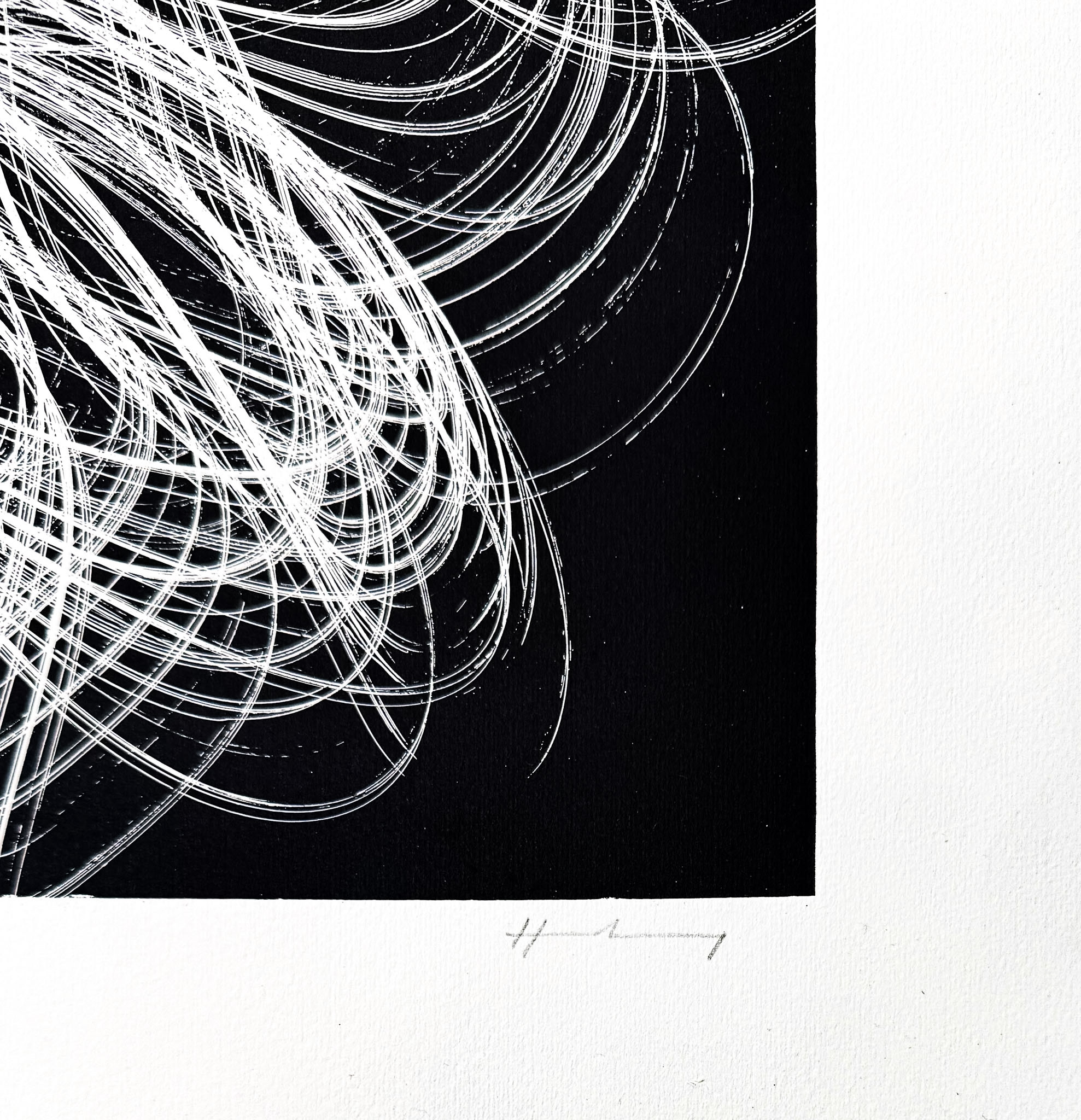 Hans Hartung (1904–1989) - L 1970-5 / Frandole, suite A, pl. V - Lithograph on Guarro paper - 1970 - Image 4