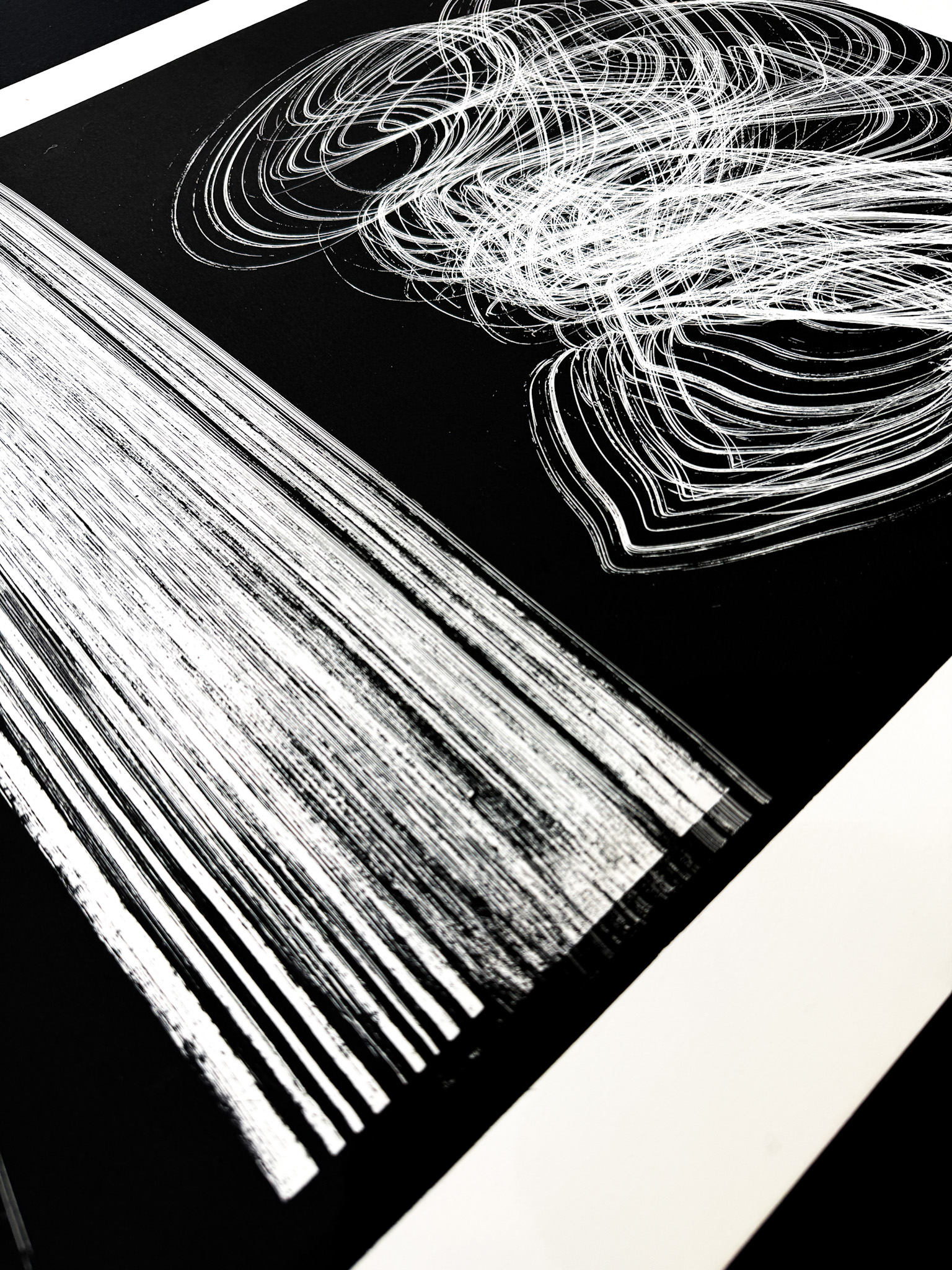 Hans Hartung (1904–1989) - L 1970-5 / Frandole, suite A, pl. V - Lithograph on Guarro paper - 1970 - Image 6