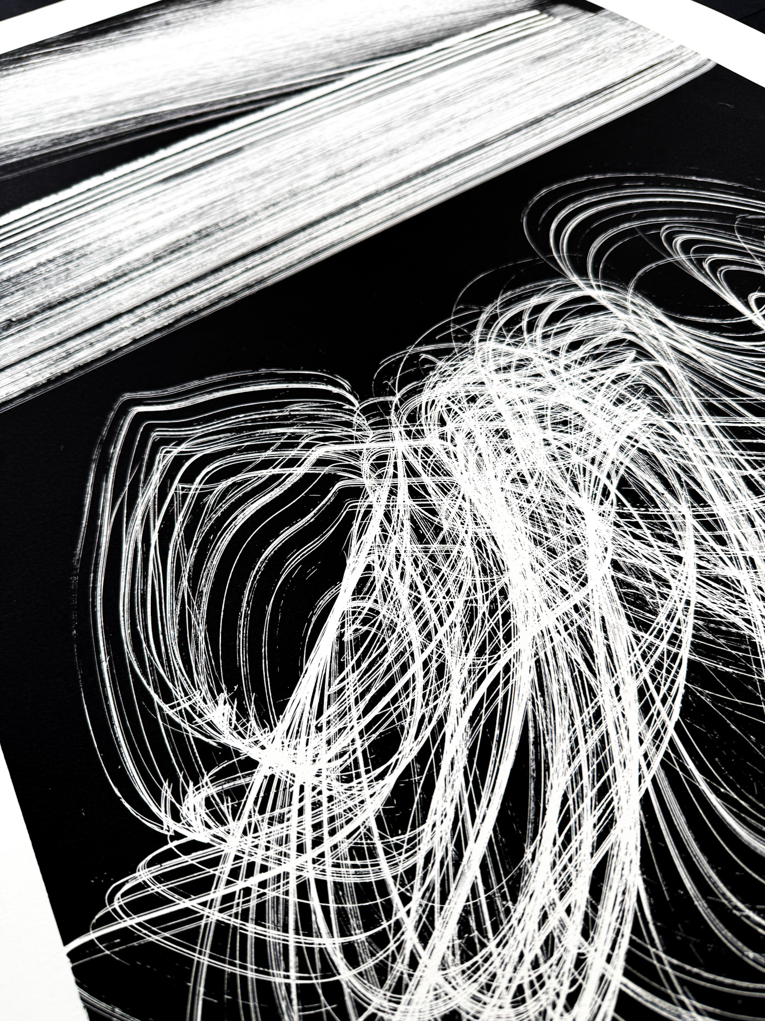 Hans Hartung (1904–1989) - L 1970-5 / Frandole, suite A, pl. V - Lithograph on Guarro paper - 1970 - Image 7