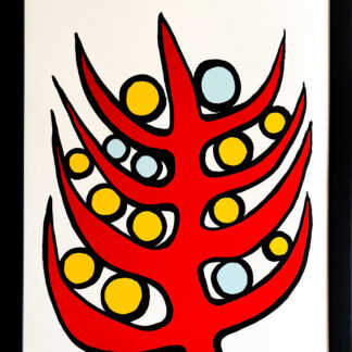 Alexander Calder ( 1898 – 1976 ) – L’albero del bene e del male – Color lithograph on paper – 1975