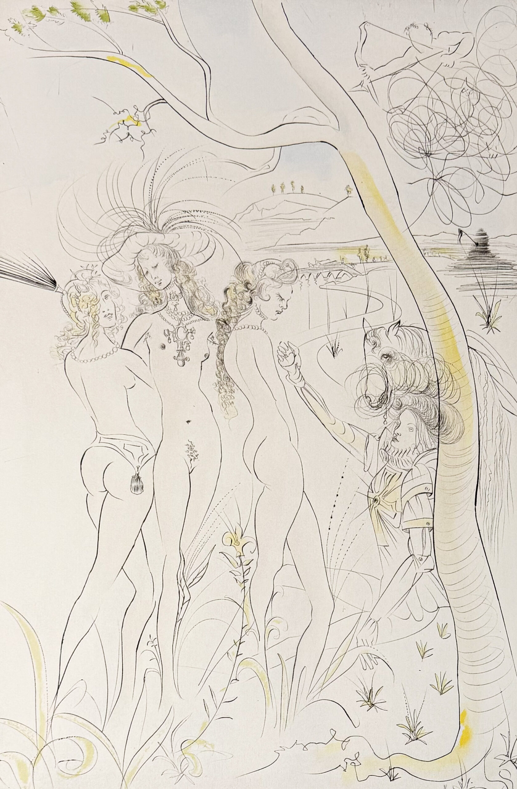 Salvador Dalí (1904–1989) - Jugement de Pâris - Drypoint etching - 1971 - Image 6