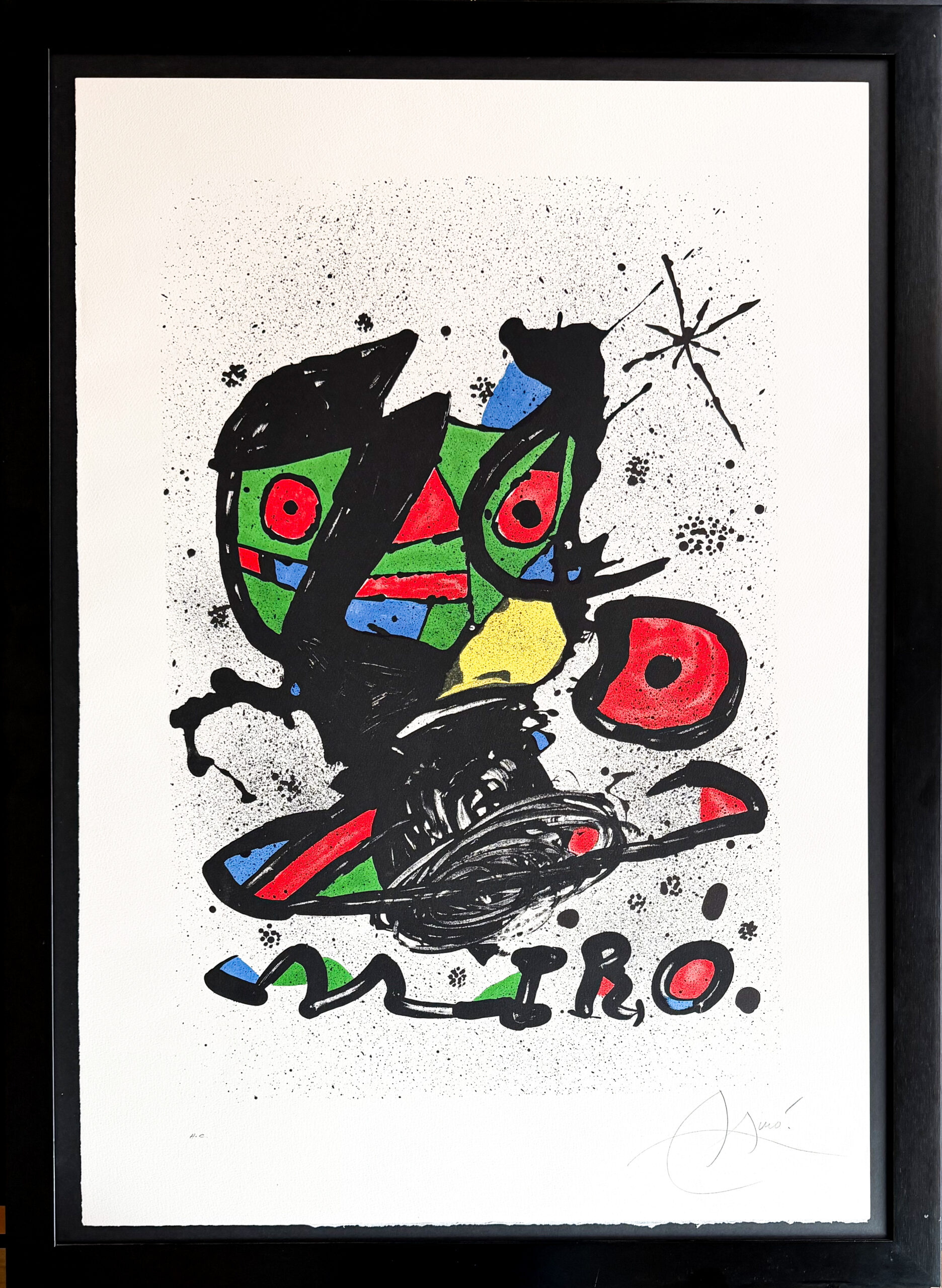 Joan Miró (1893–1983) - ‘Mirò’ exhibition at the Galeria Maeght, Barcelona - Color lithograph on paper - 1978