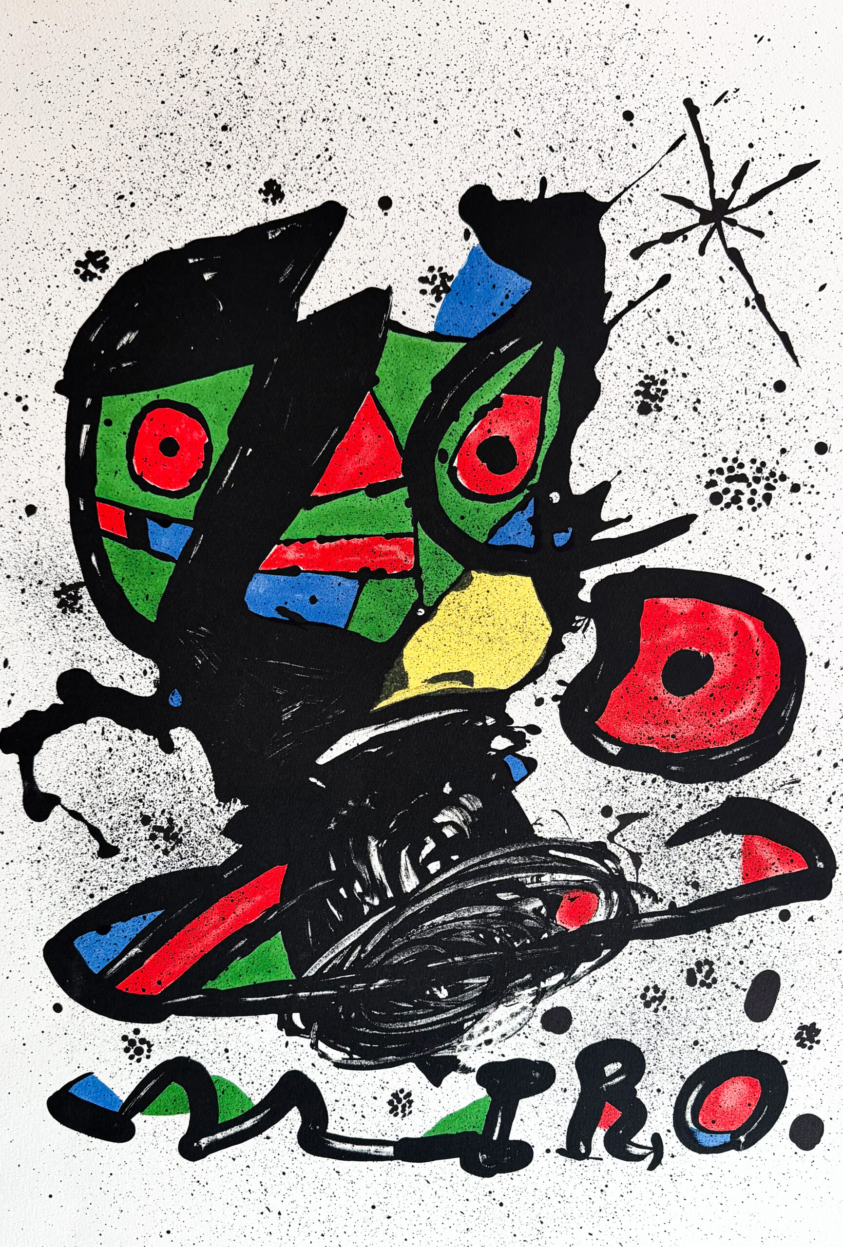 Joan Miró (1893–1983) - ‘Mirò’ exhibition at the Galeria Maeght, Barcelona - Color lithograph on paper - 1978 - Image 3