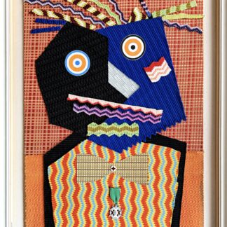 Enrico Baj (1924-2003) - Mr. Dupont De Nemours - Fabrics and collage on board - 1969