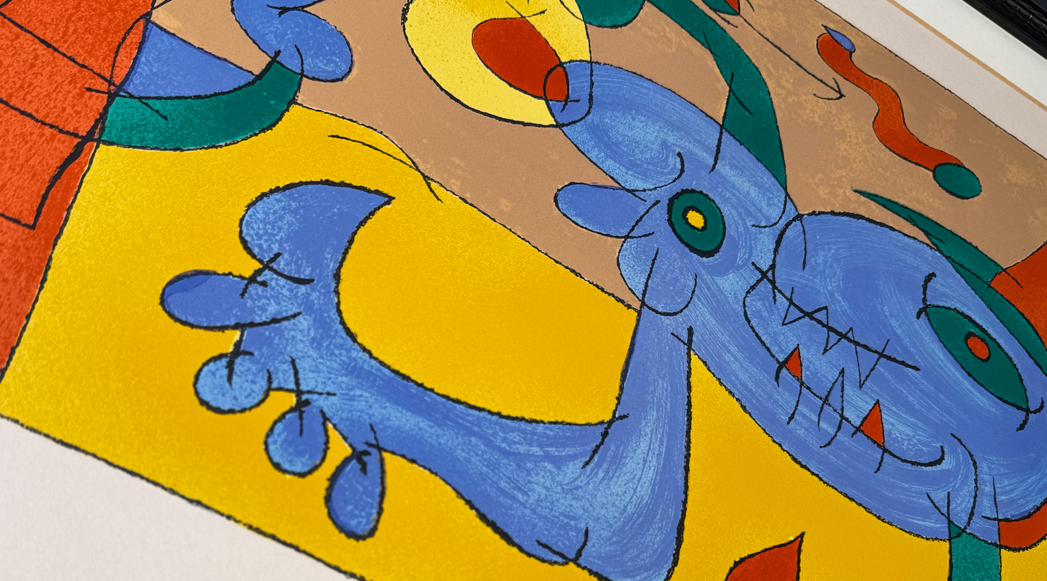 Joan Mirò (1893-1983) – Untitled (from 'Ubu Roi') – Color lithograph on Arches paper – 1966 - Image 8