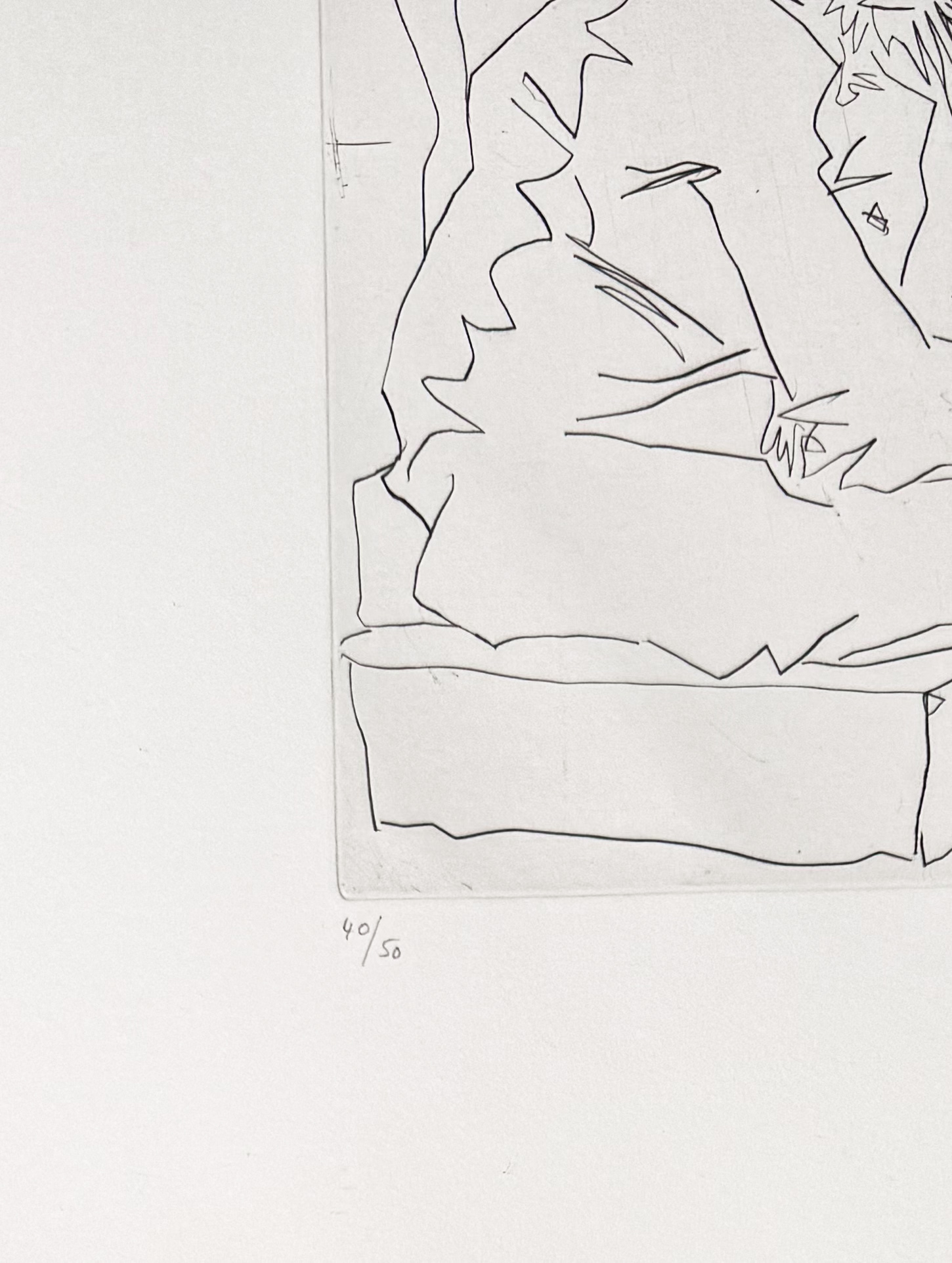 Pablo Picasso (1881–1973) - Réflexion du vieux peintre sur la femme - Drypoint etching on BFK Rives paper - 1967 - Image 4