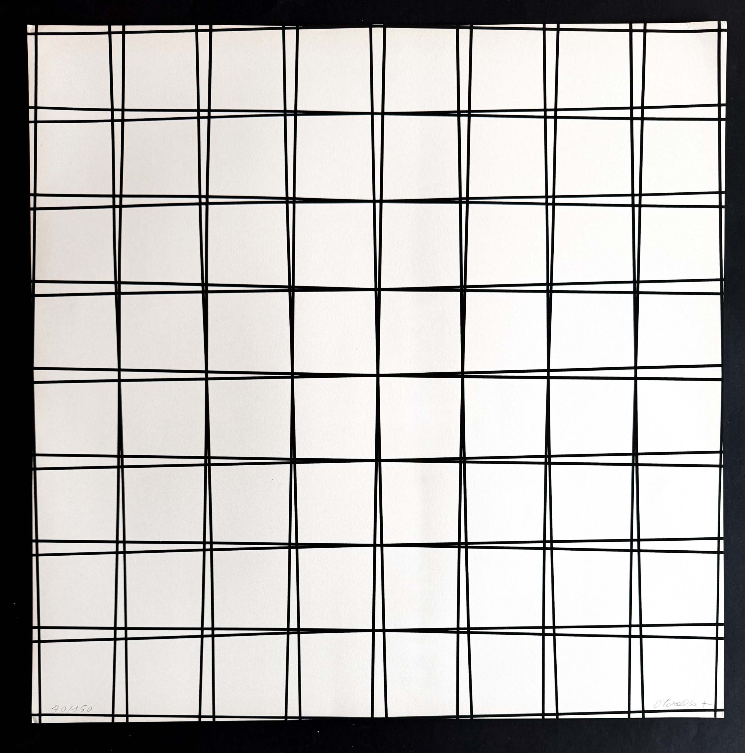 François Morellet - Untitled - Screenprint on paper - 1975